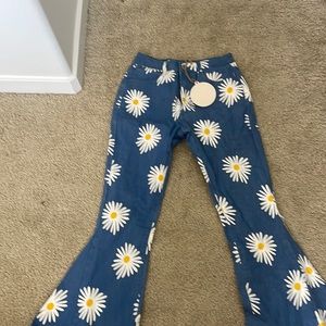 Daisy bell bottom flare jeans